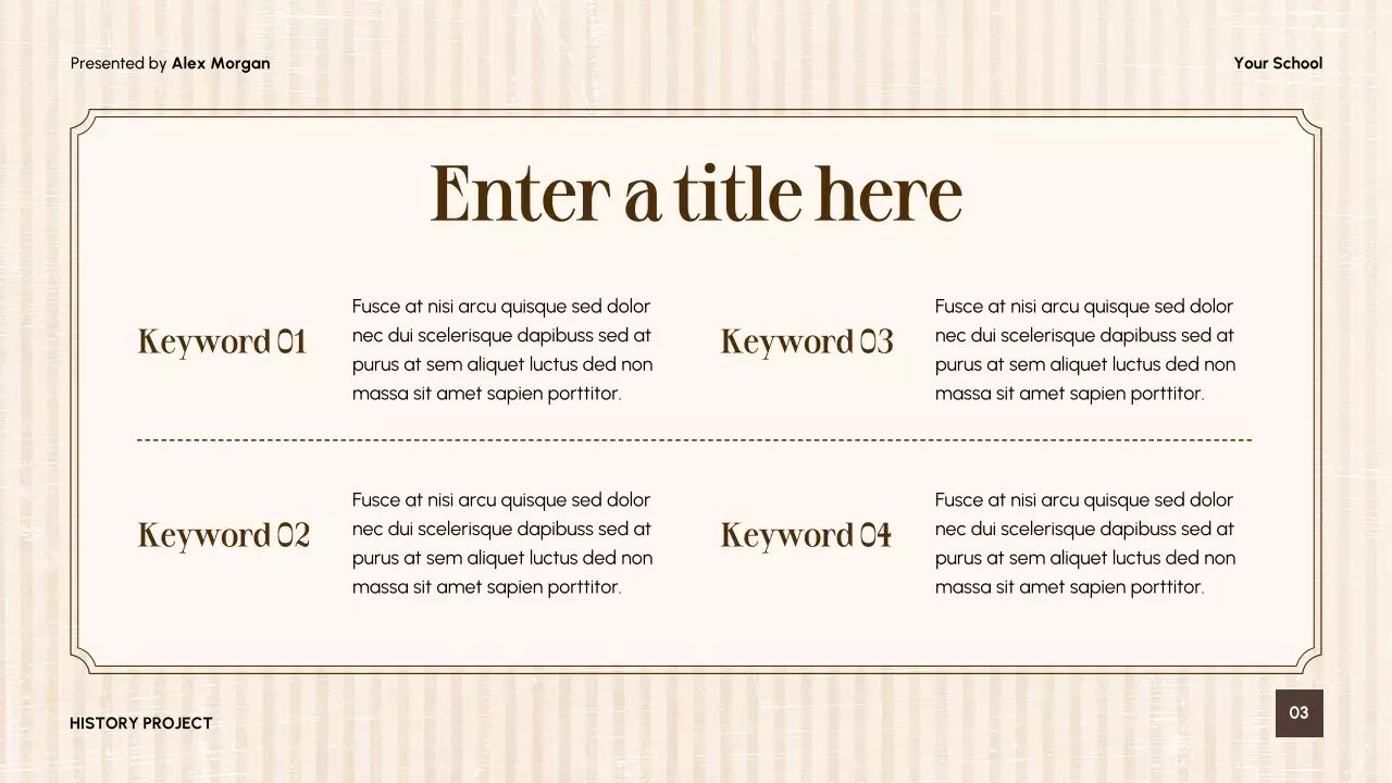 Beige Vintage Literature Presentation