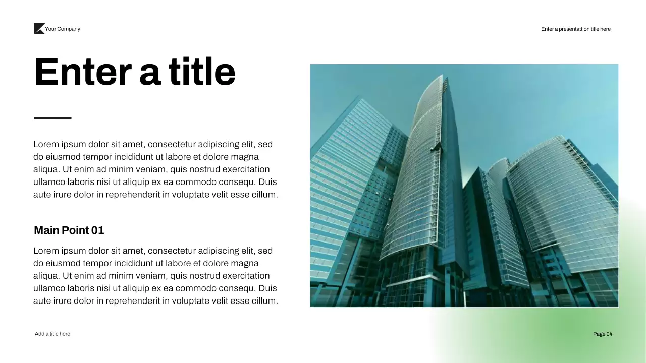 Green Modern Cyber Security Pitch Presentation