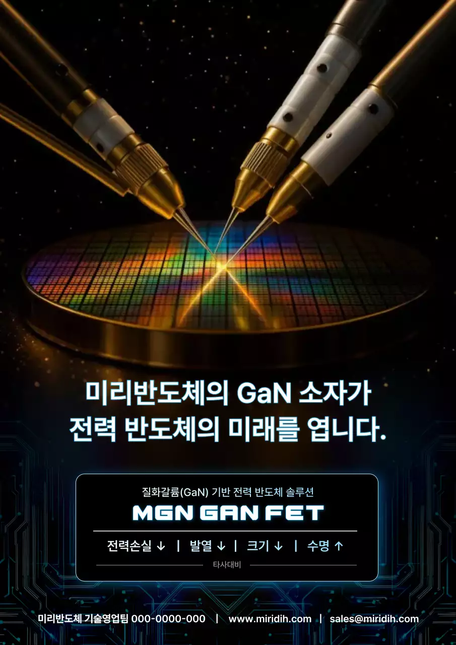 검정 모던 기술 광고