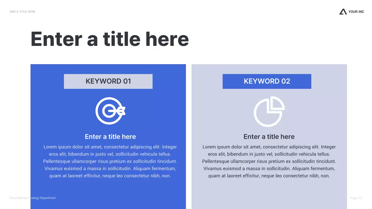 Blue Modern Business Report Presentation