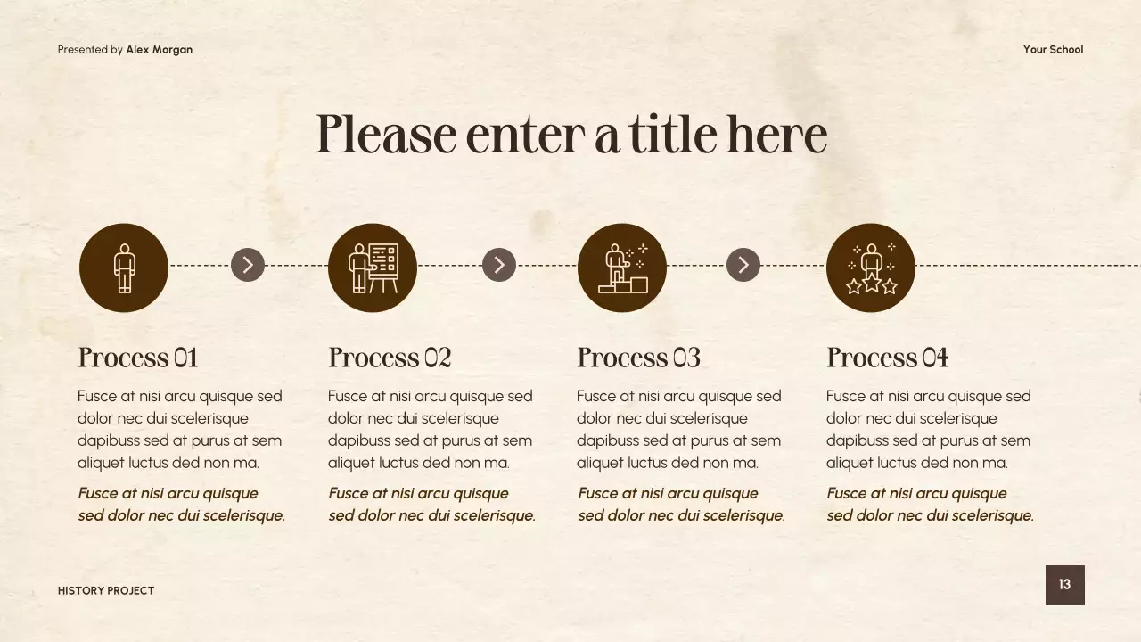 Beige Vintage Literature Presentation