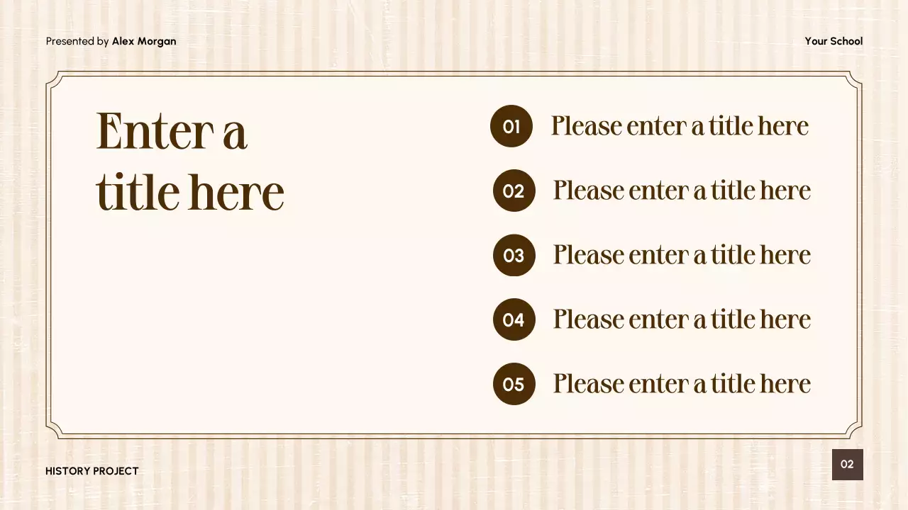 Beige Vintage Literature Presentation