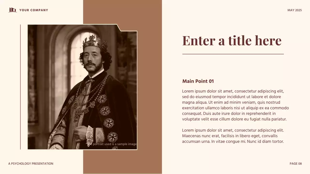 Beige Vintage Psychology Presentation