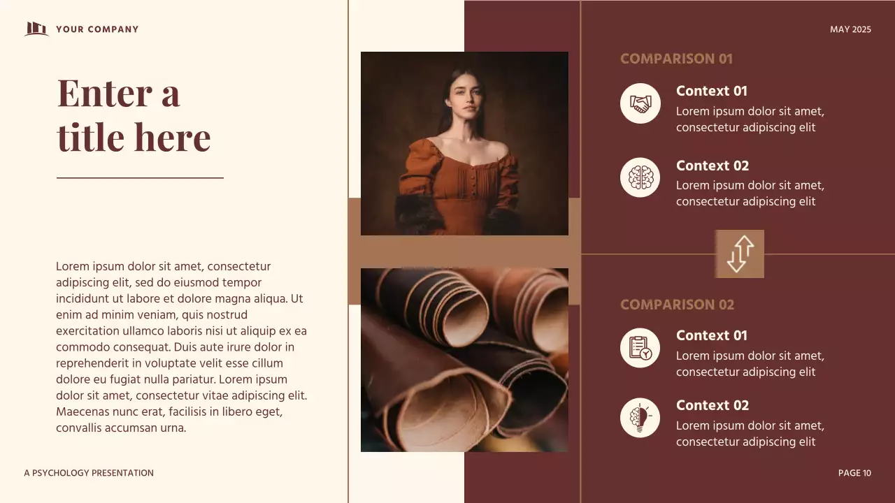 Beige Vintage Psychology Presentation