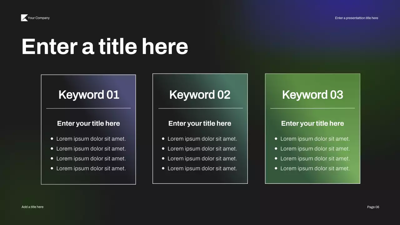 Green Modern Cyber Security Pitch Presentation