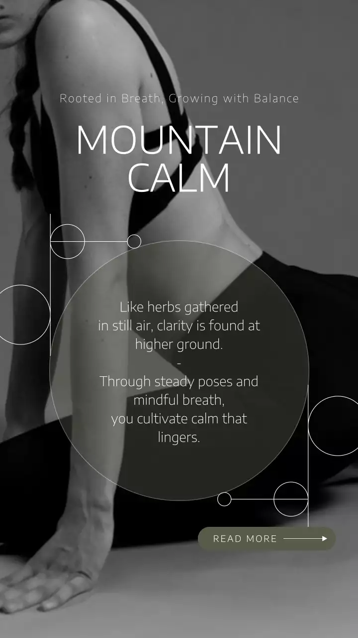 Postagem promocional do Instagram da Coleção Green Organic Wellness