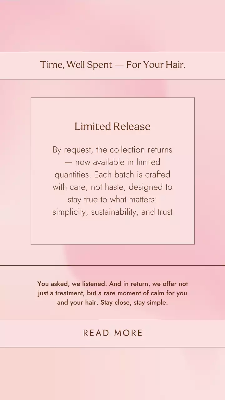 Pink Elegant Haircare Advertisement Instagram Post