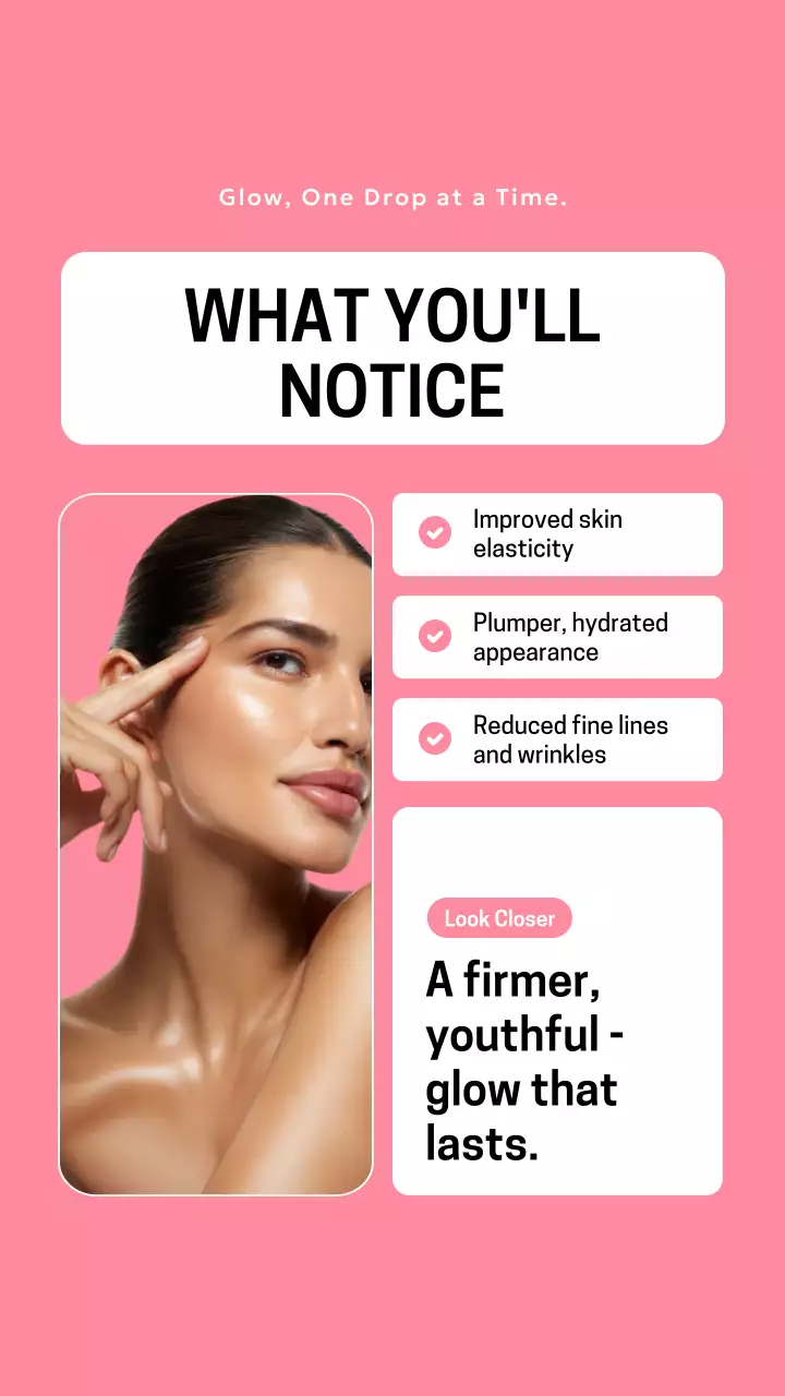 Pink Modern Skincare Guide Instagram Post