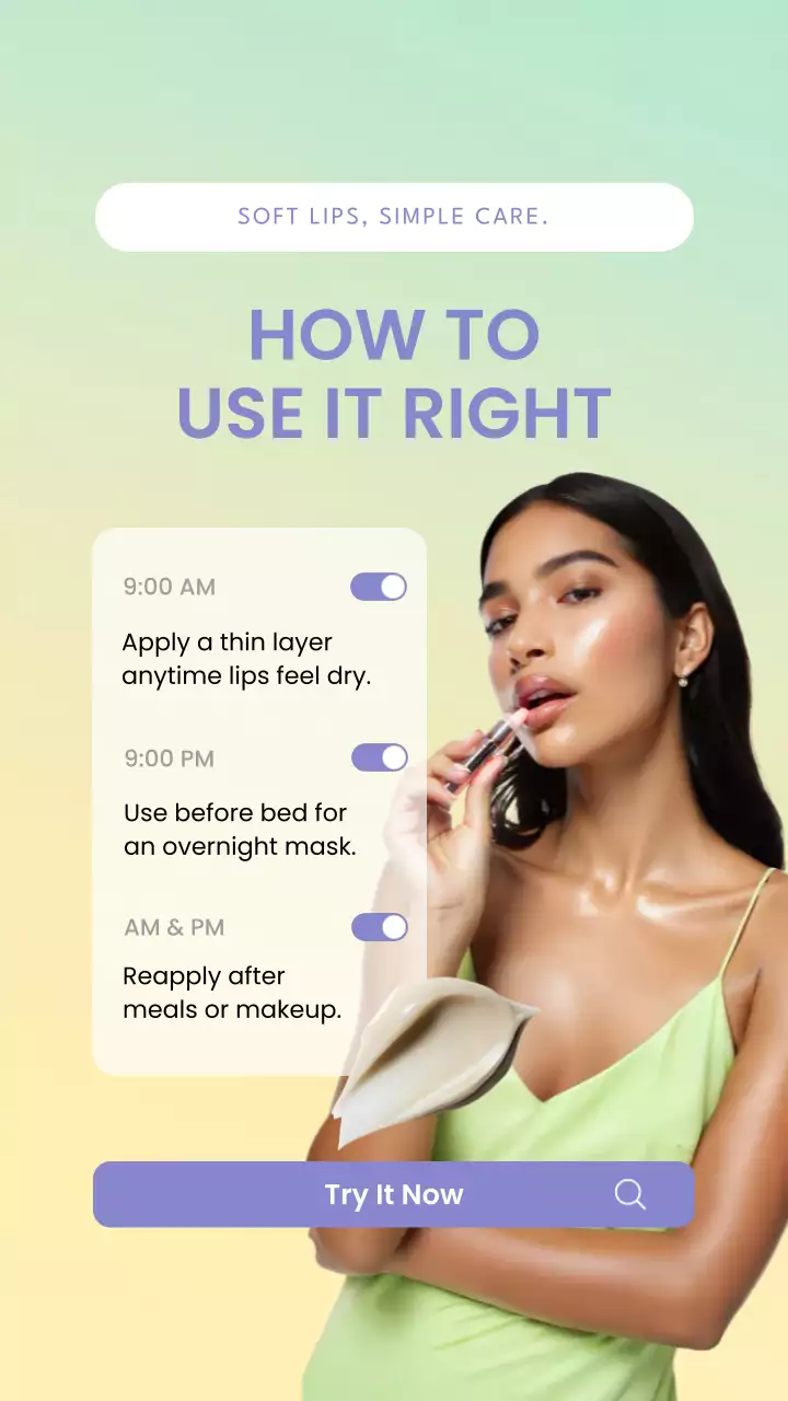 Lime Trendy Skincare Advertisement Instagram Story