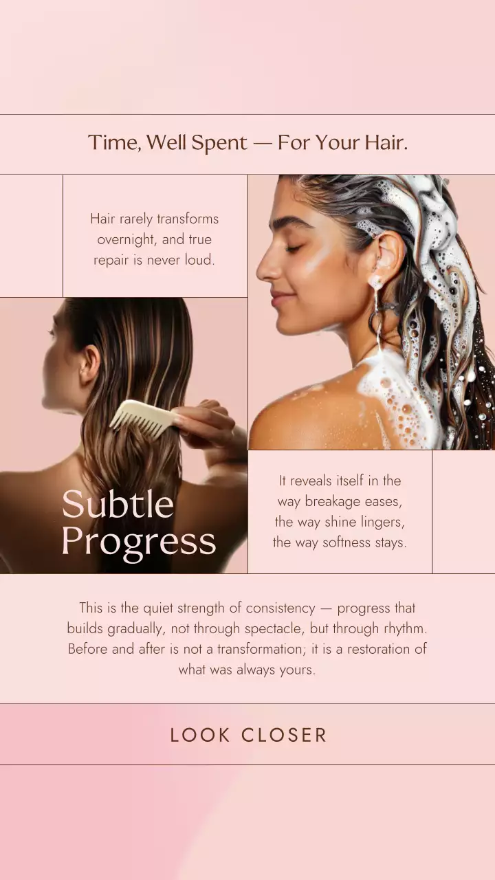 Pink Elegant Haircare Advertisement Instagram Post