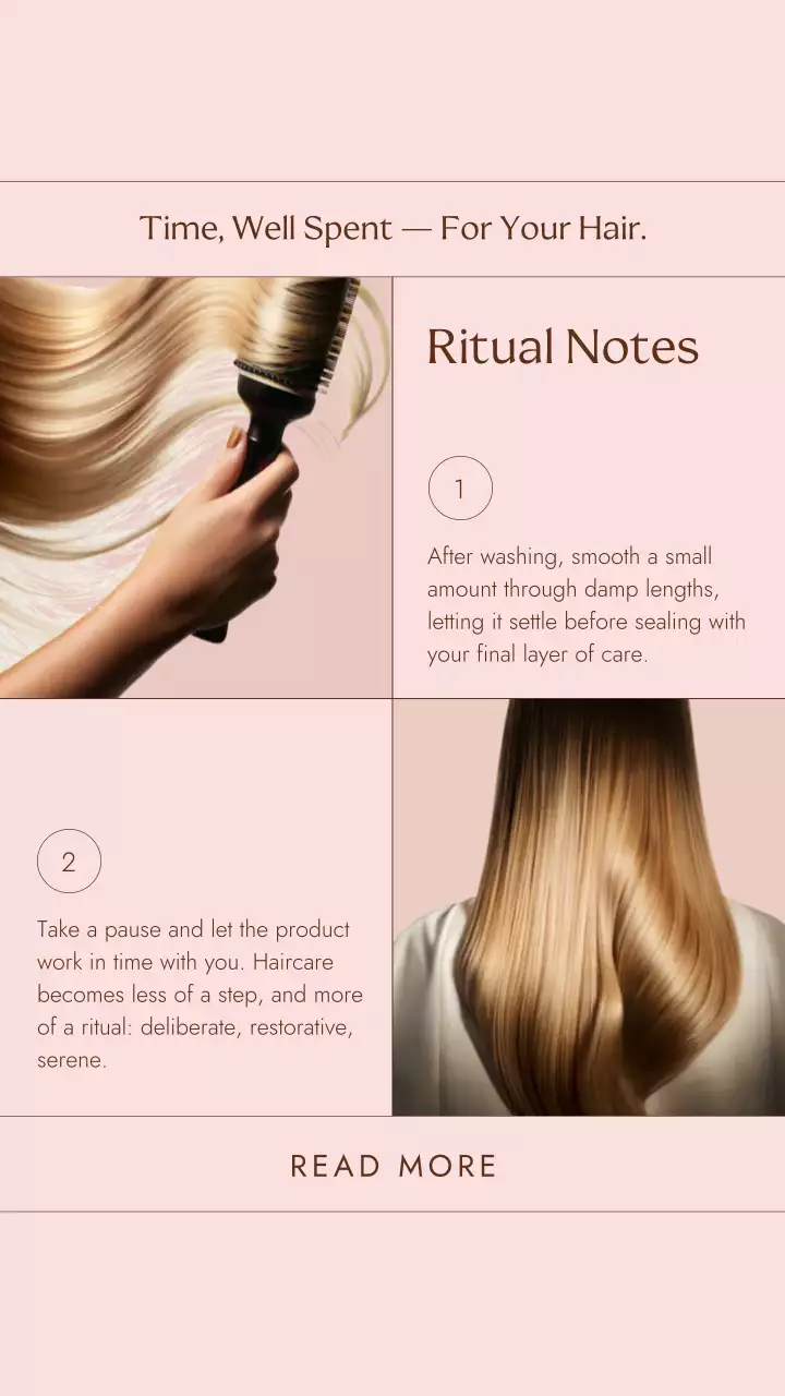 Pink Elegant Haircare Advertisement Instagram Post