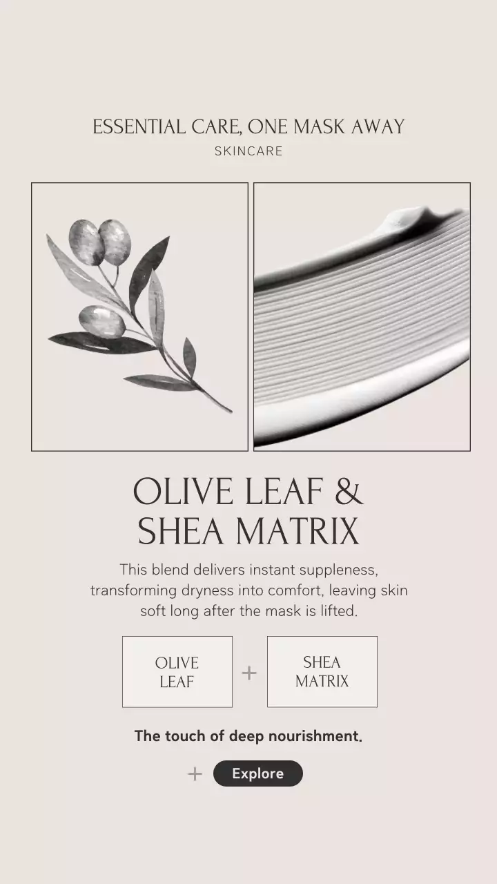 Beige Minimal Skincare Promotion Instagram Story