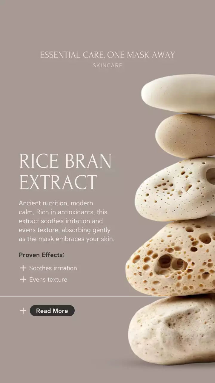 Beige Minimal Skincare Promotion Instagram Story