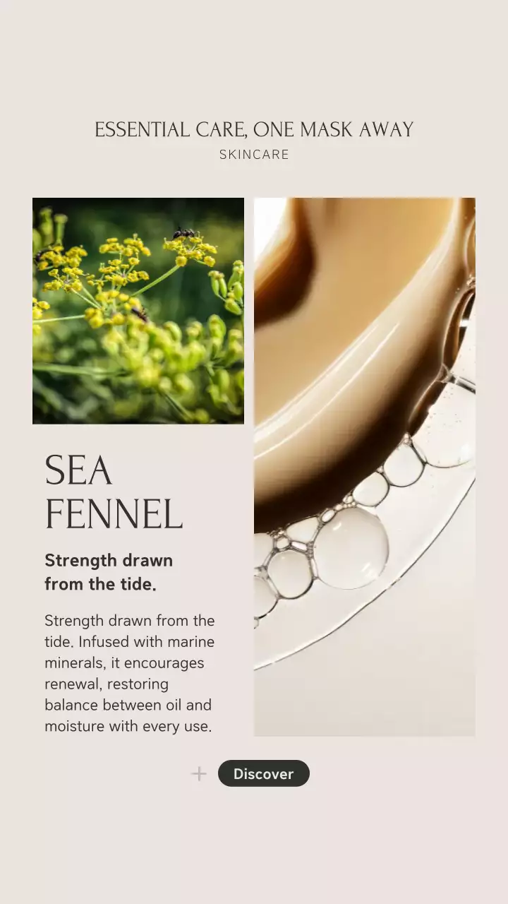 Beige Minimal Skincare Promotion Instagram Story