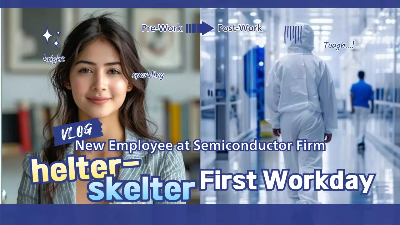 vlog karya modern biru