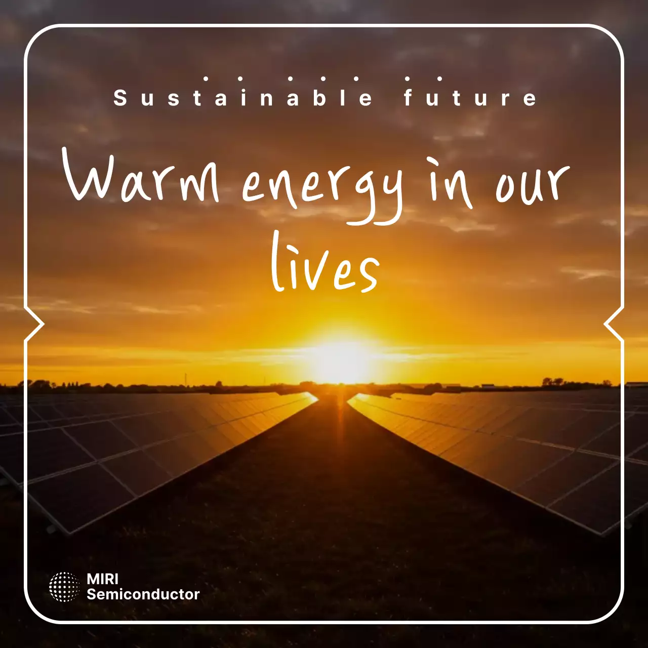 Orange Modern Energy Advertisement