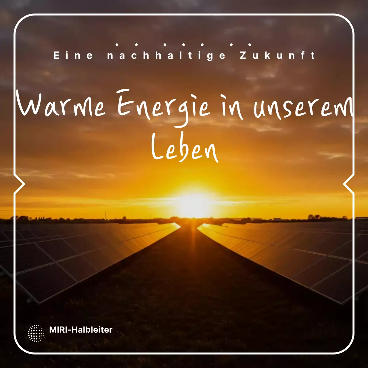 Orange Modern Energy-Werbung