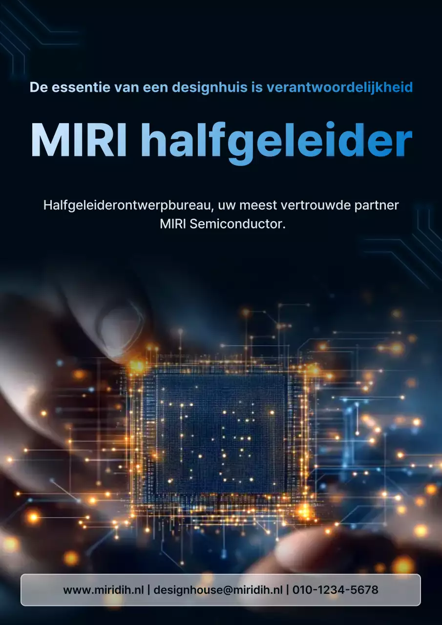 Advertentie voor Blue Modern Semiconductor
