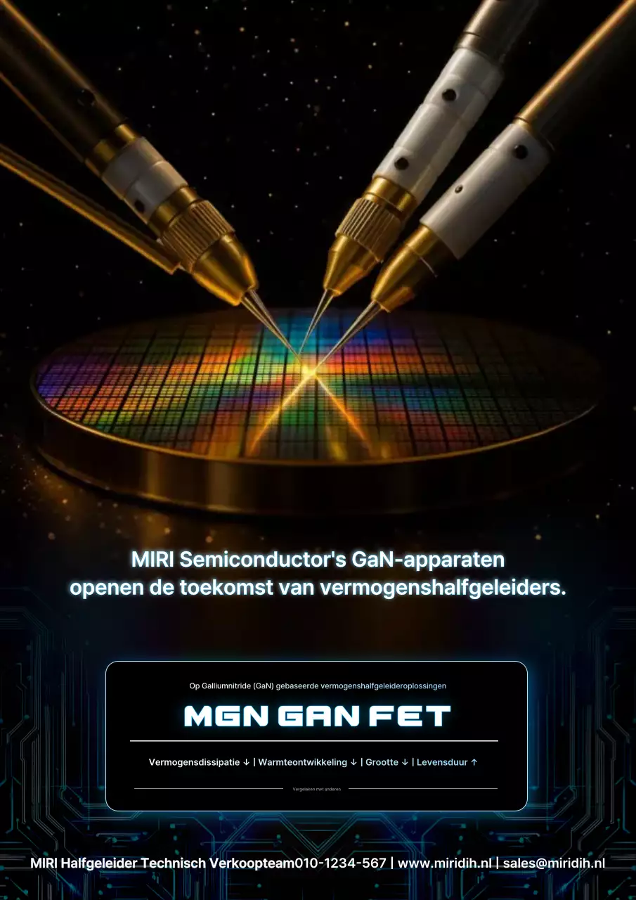 Zwarte moderne tech-advertentie
