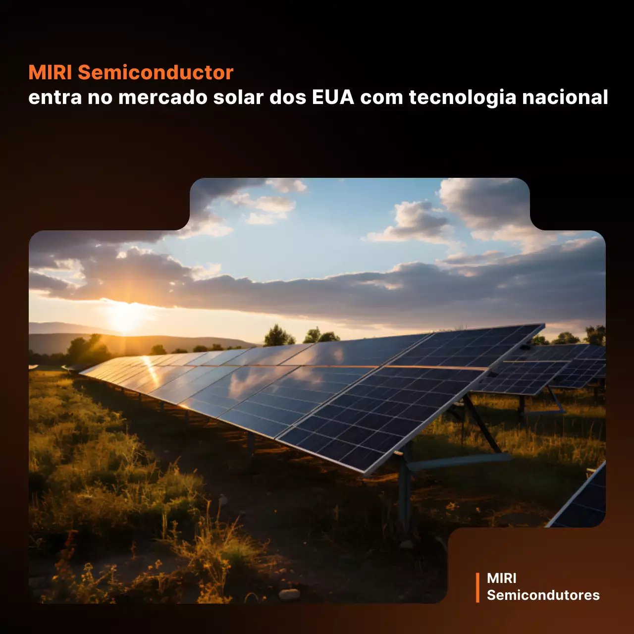 Promoção Solar Moderna Laranja