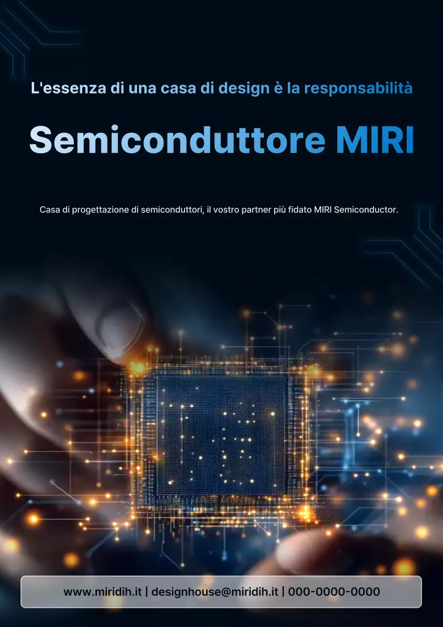 Pubblicità Blue Modern Semiconductor
