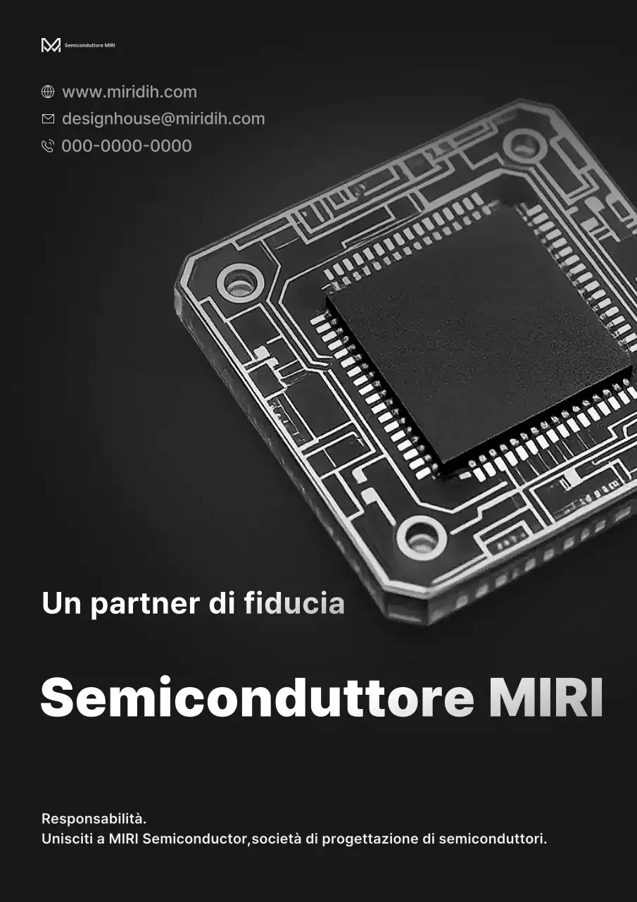 Pubblicità di Black Modern Semiconductor