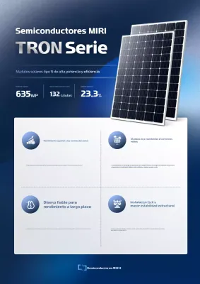 Presentamos los productos solares Blue Modern