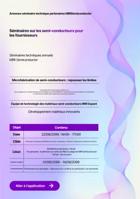 Guide du séminaire sur les technologies modernes de Yeonbora
