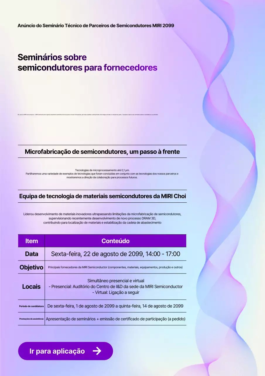 Guia do Seminário de Tecnologia Moderna de Yeonbora