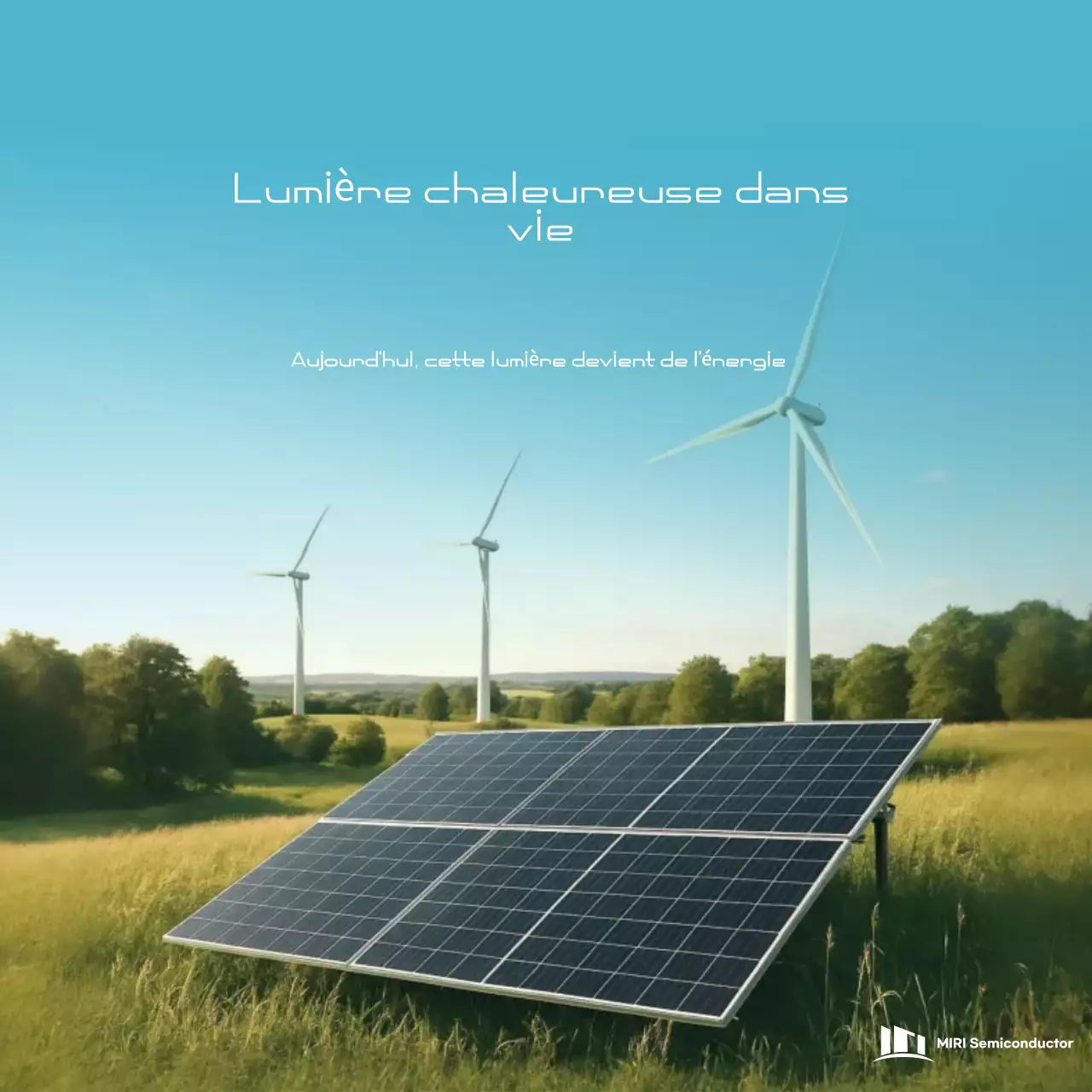 Promotion de l'énergie moderne Sky Blue