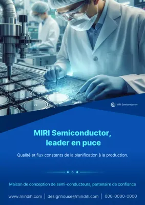 Publicité Blue Modern Semiconductor