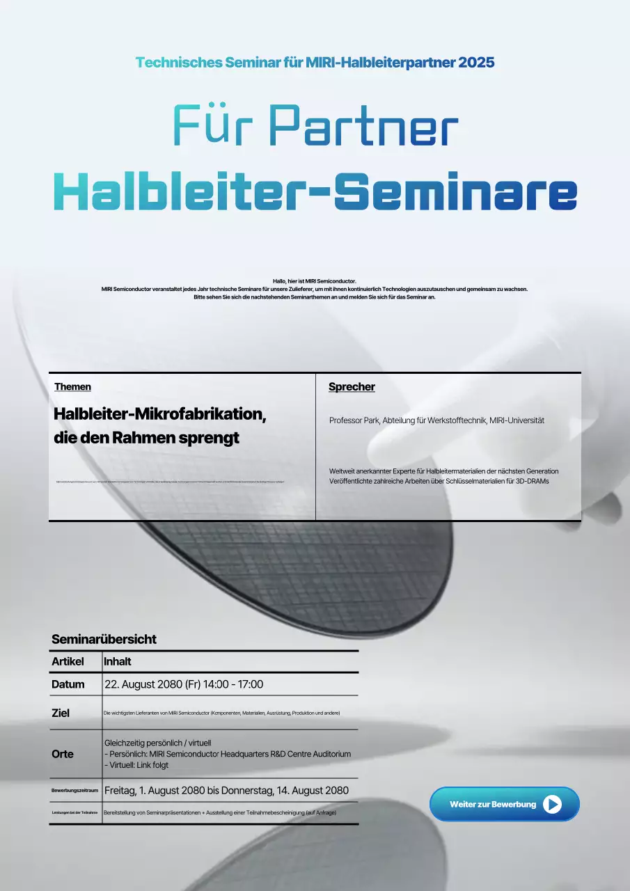 Blue Modern Seminarführer