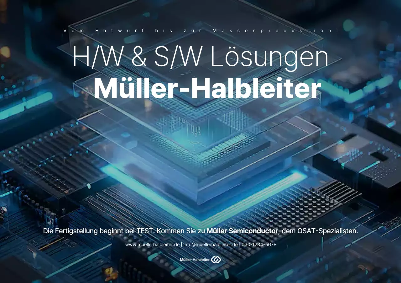 Blue Cyber ​​​​​​Tech Werbung