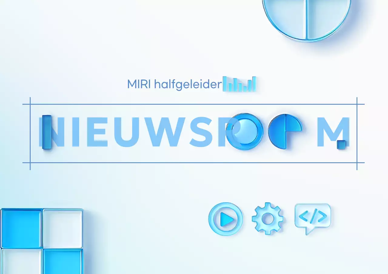 Hemelsblauw Modern Nieuws Promotie