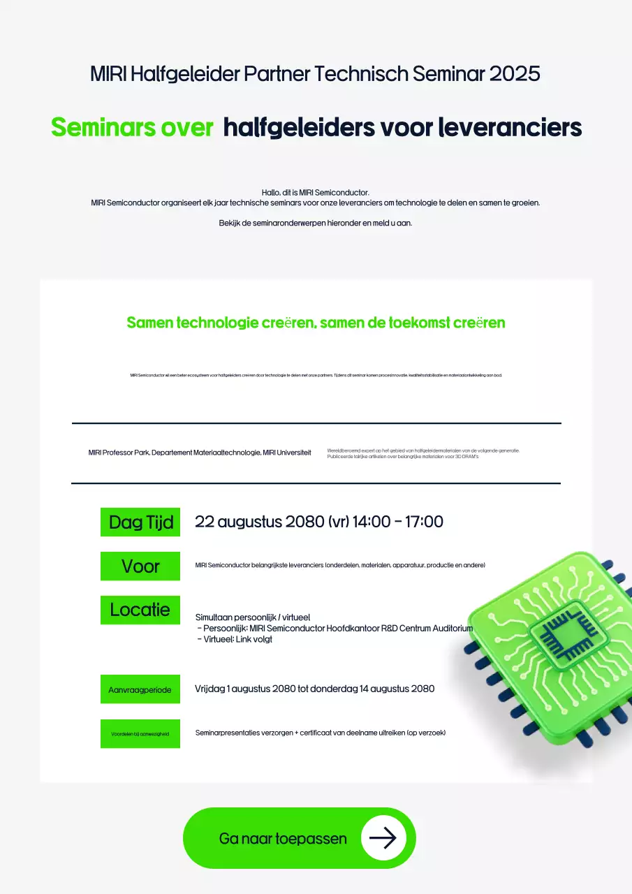 Groene Moderne Seminargids