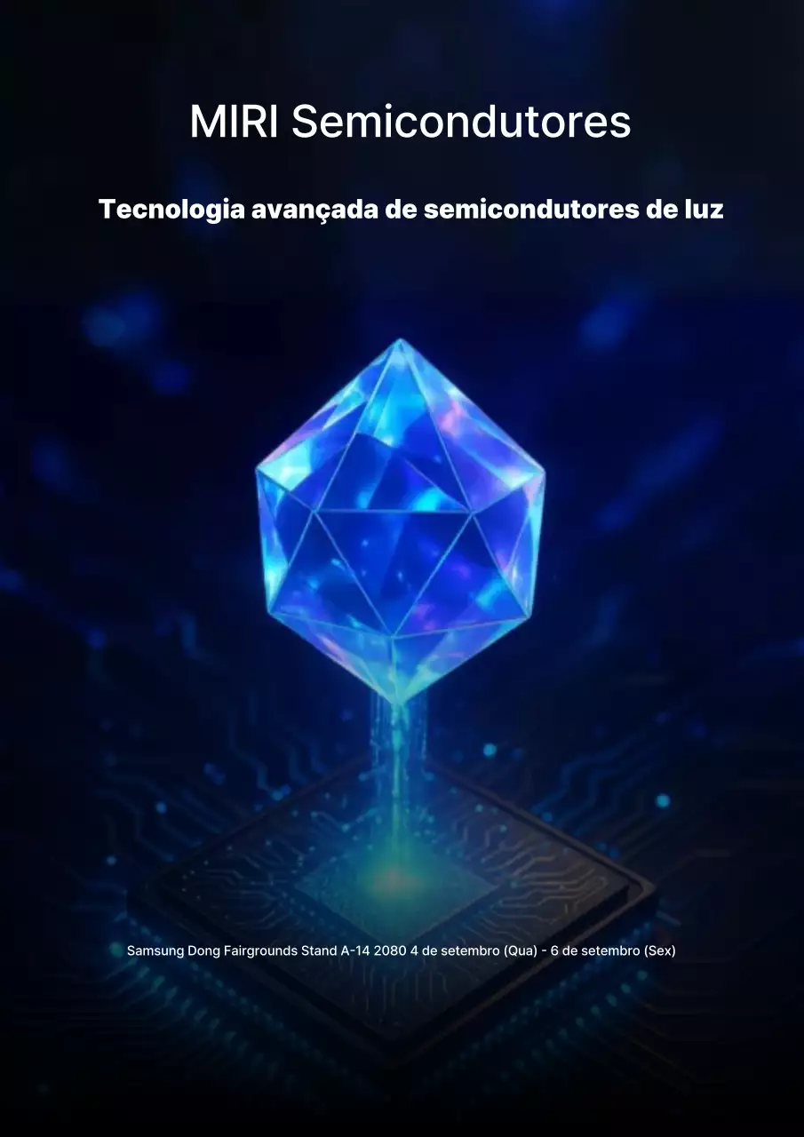 Exposição de Tecnologia Cibernética Azul