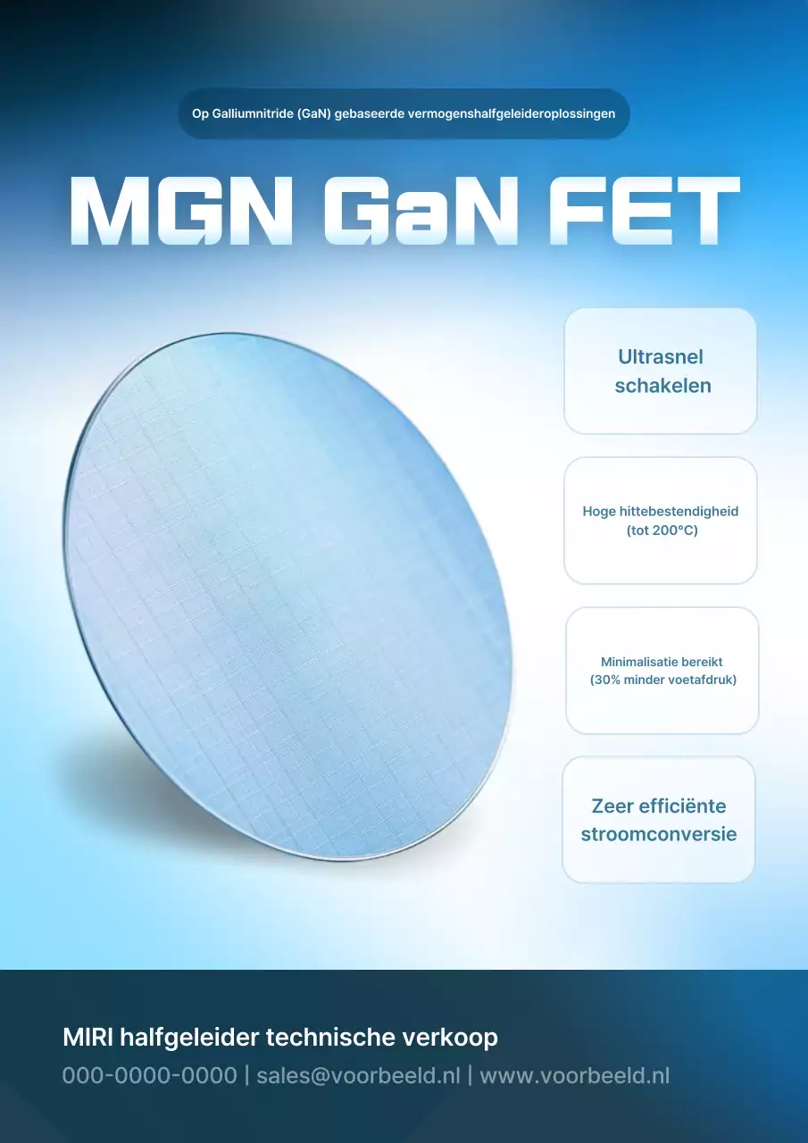 Promotie van Blue Modern Semiconductor