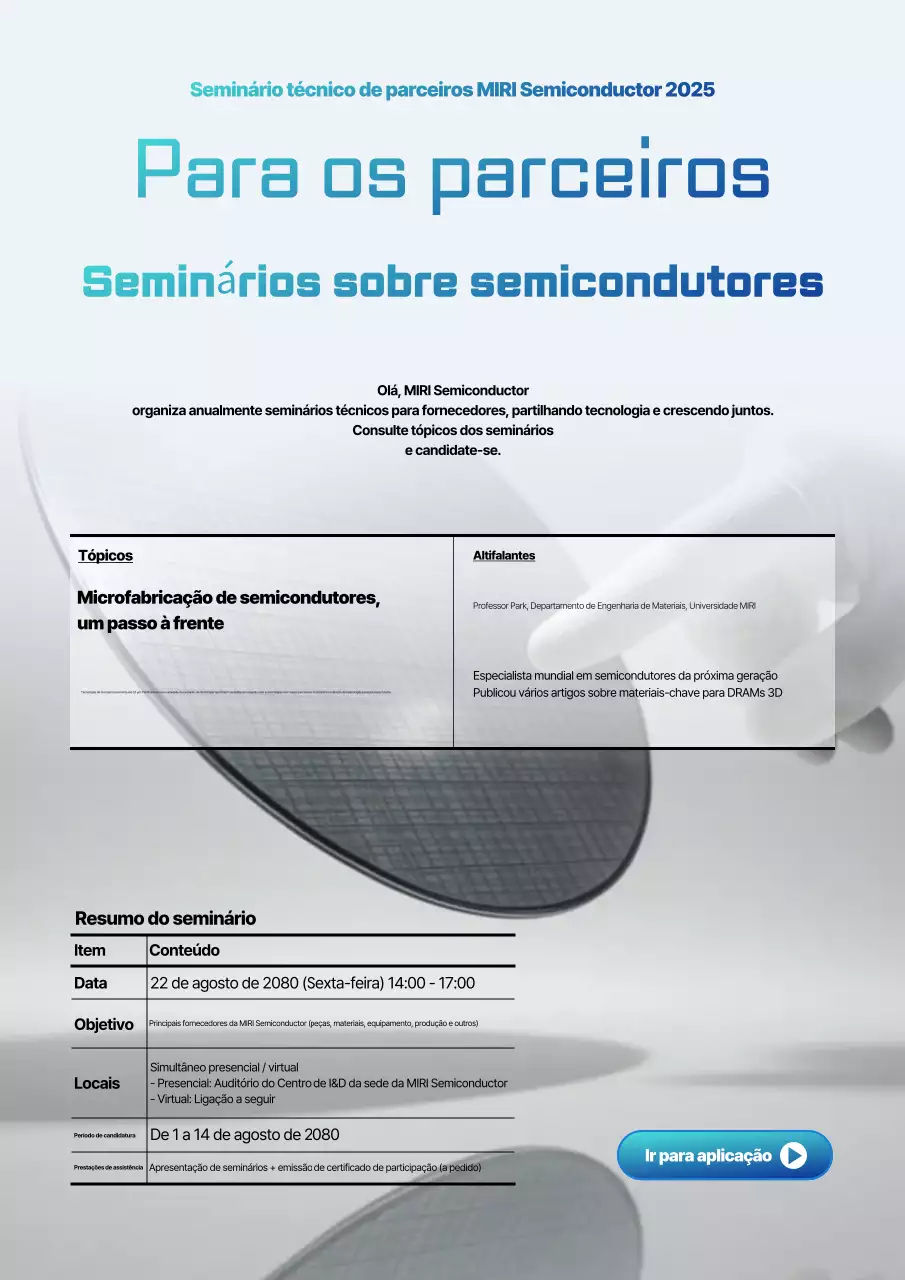 Guia do Seminário Blue Modern