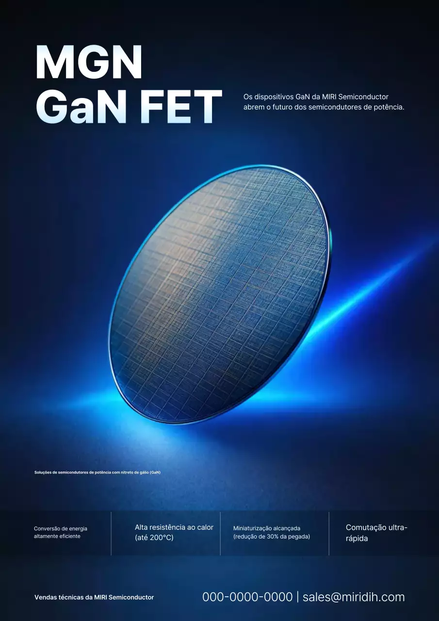 Promoção de Semicondutores Modernos Azuis