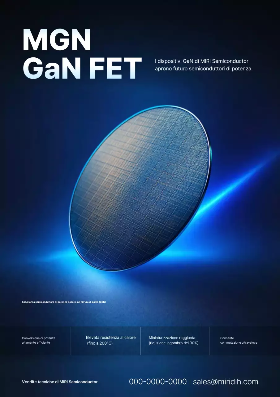 Promozione Blue Modern Semiconductor