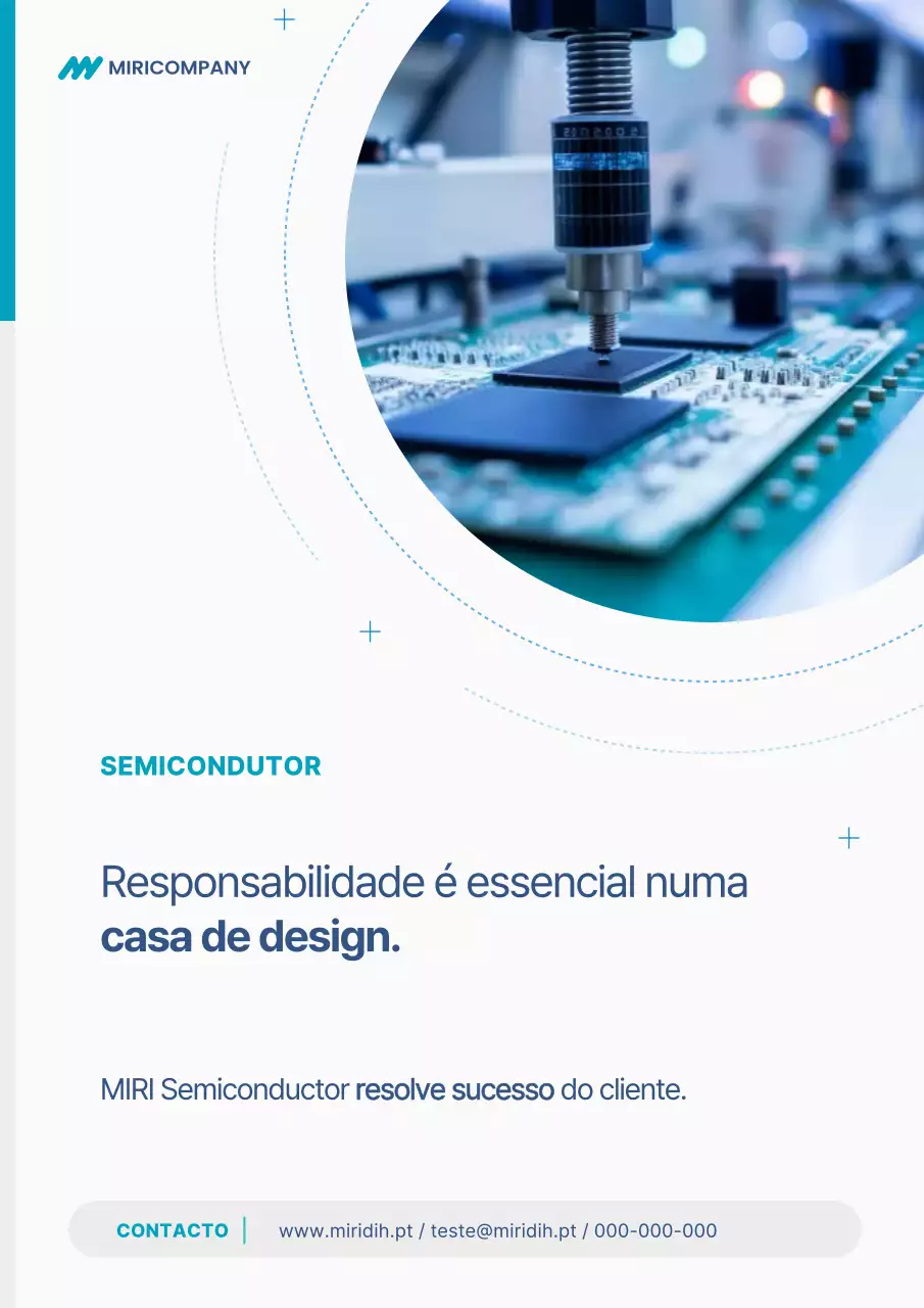 Promoção de uma casa de design simples de semicondutores brancos