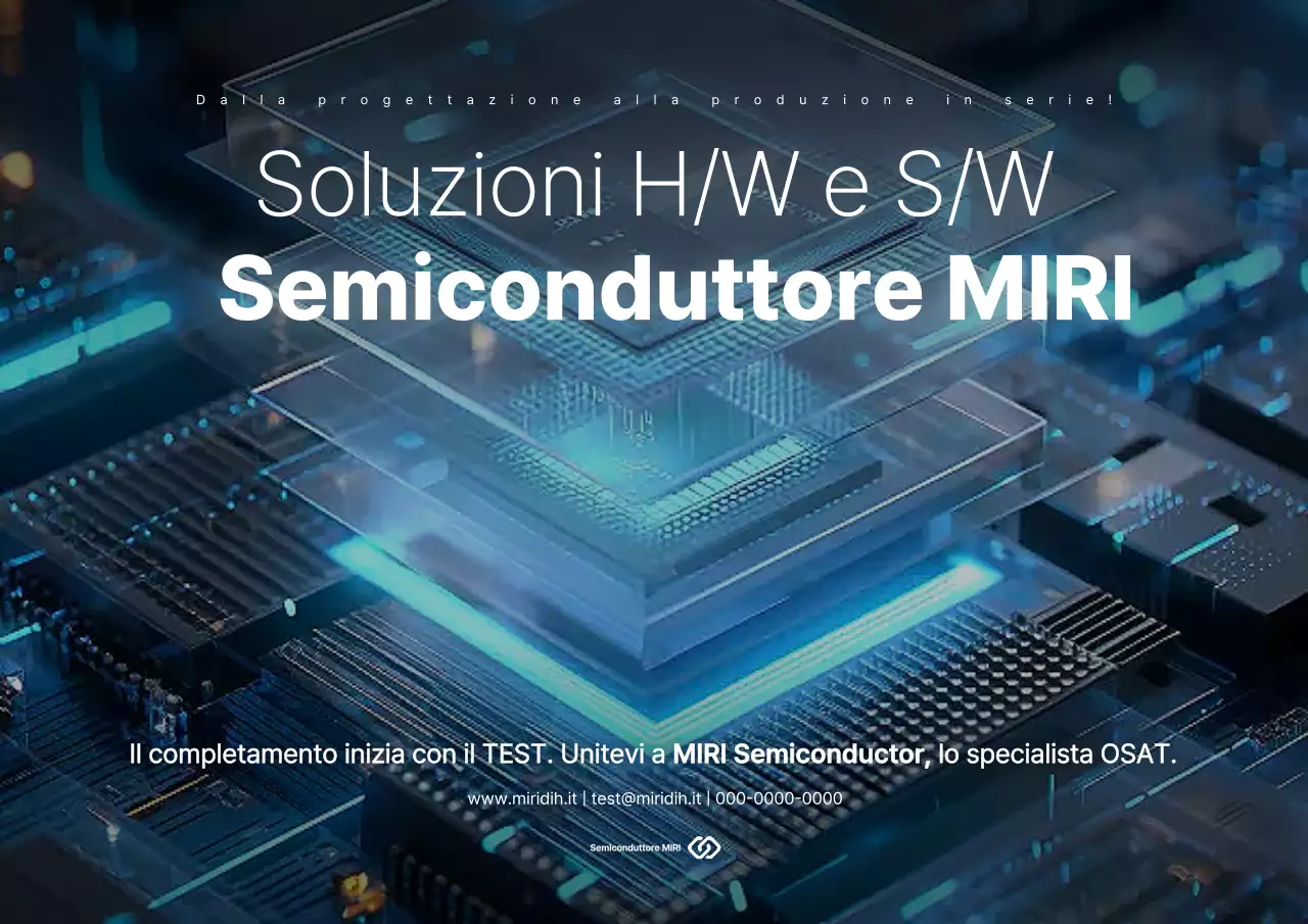 Pubblicità Blue Cyber Tech