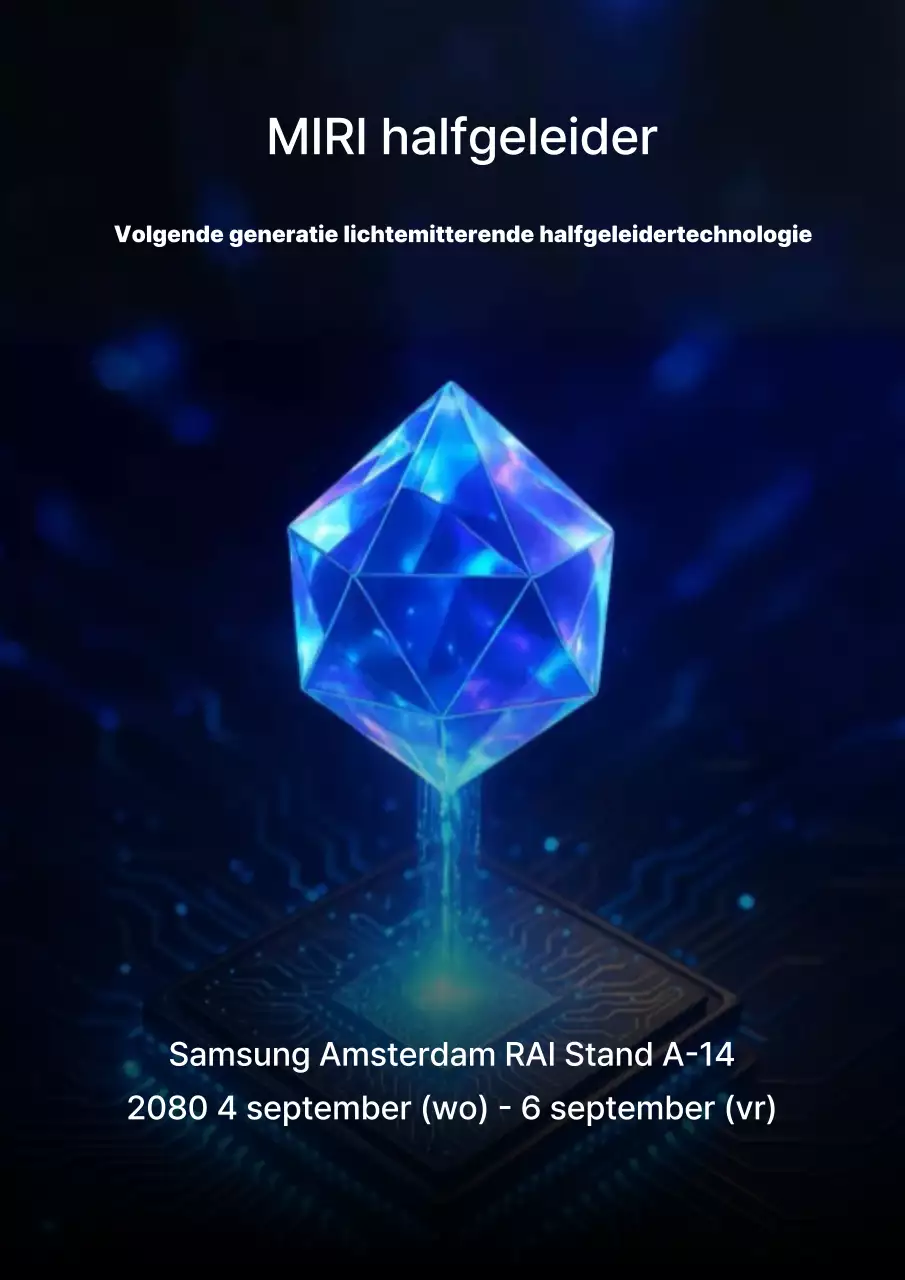 Tentoonstelling Blue Cyber ​​​​Technology