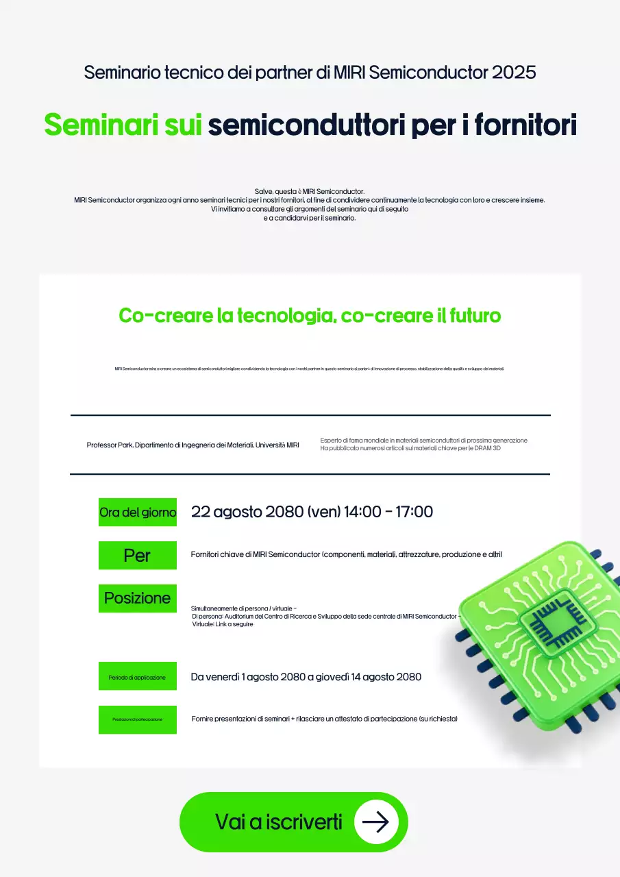 Guida al seminario Green Modern