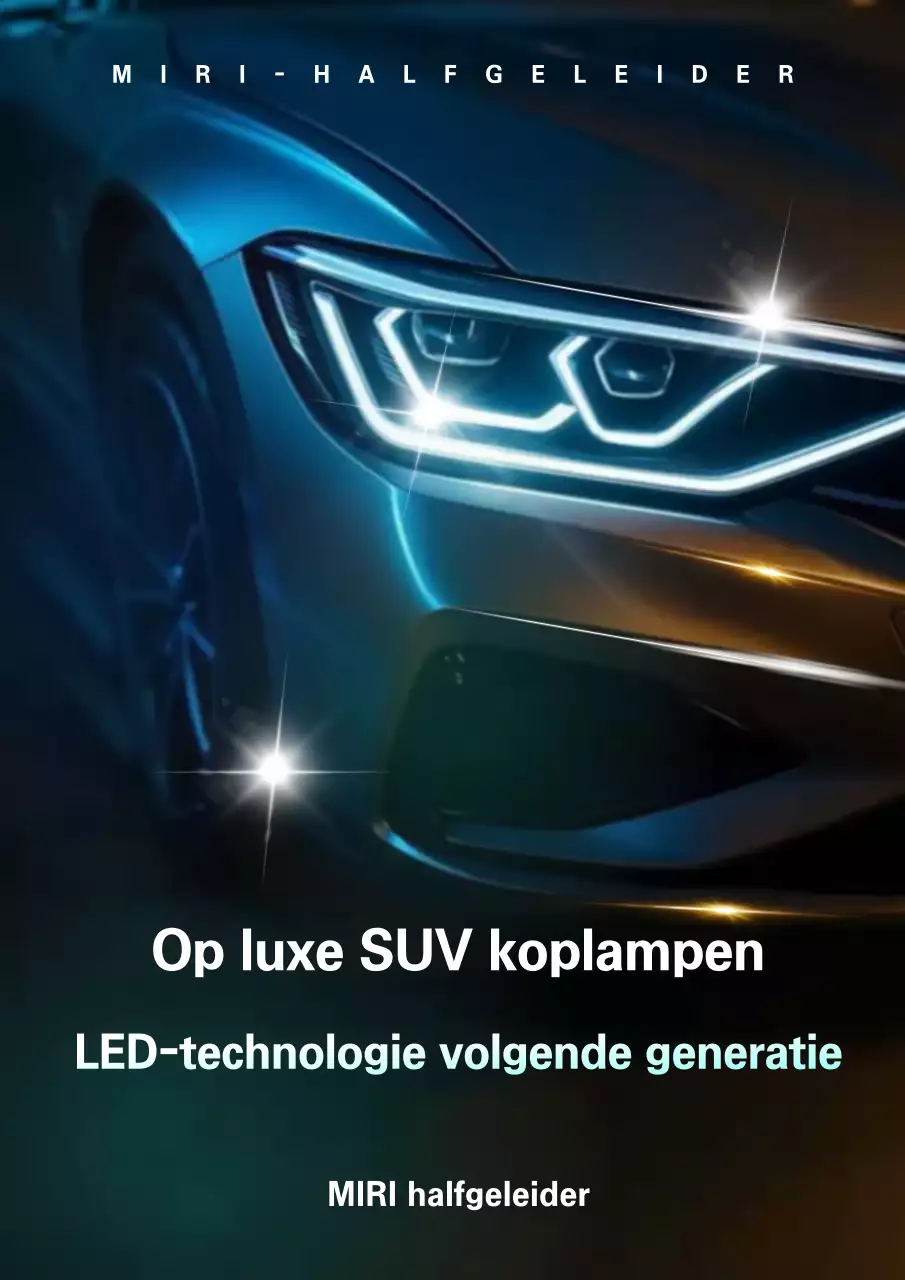 Blauwe stijlvolle autoadvertentie