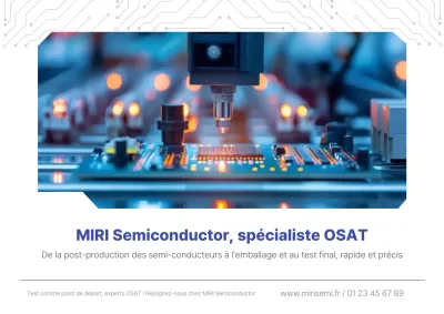 Publicité Blue Modern Semiconductor