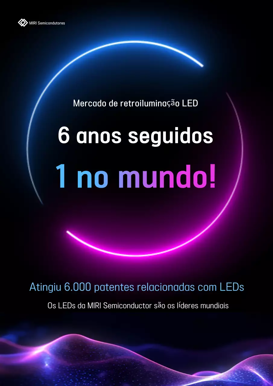 Publicidade com tecnologia de destaque em neon