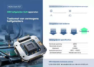 Promotie van Blue Modern Semiconductor-producten