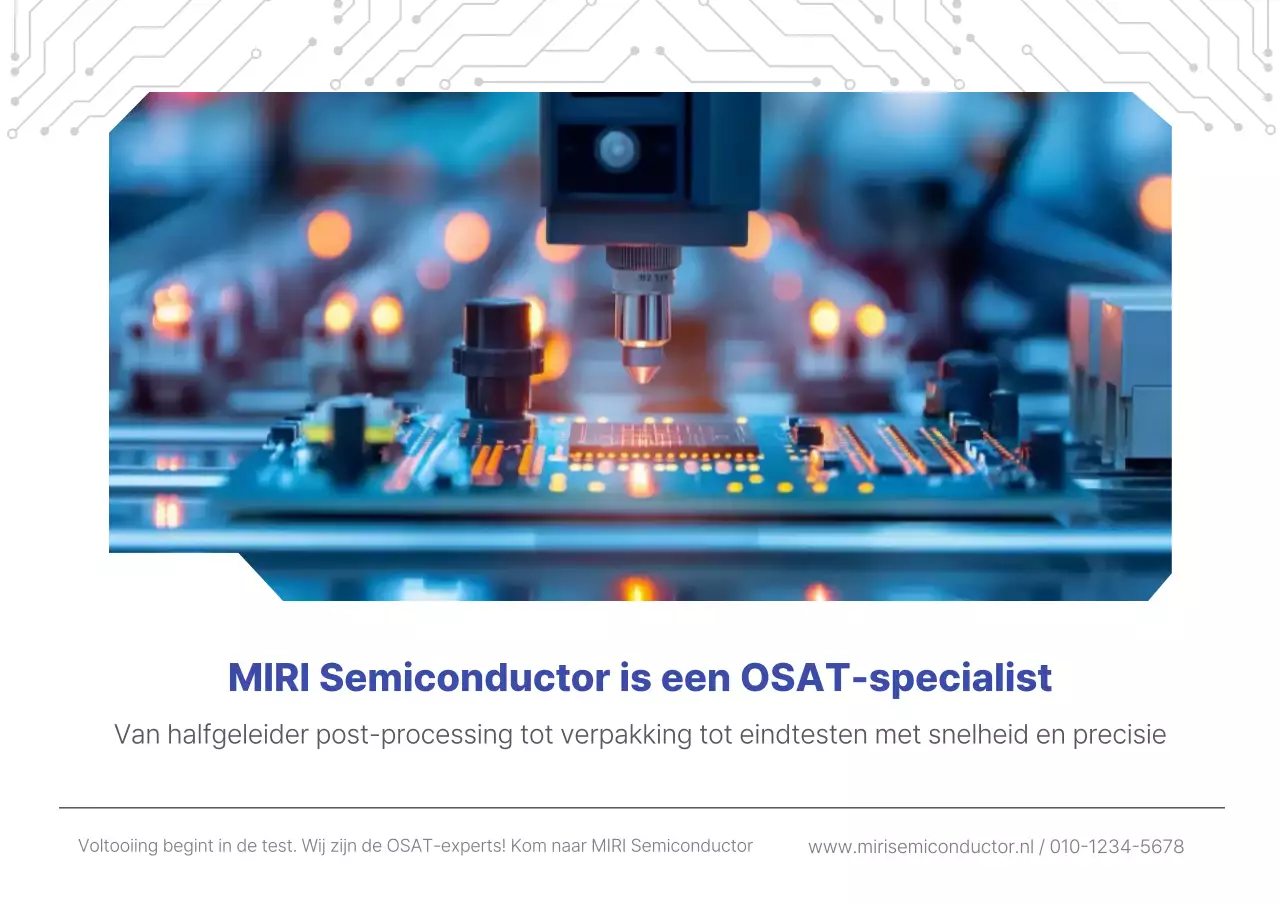 Advertentie voor Blue Modern Semiconductor