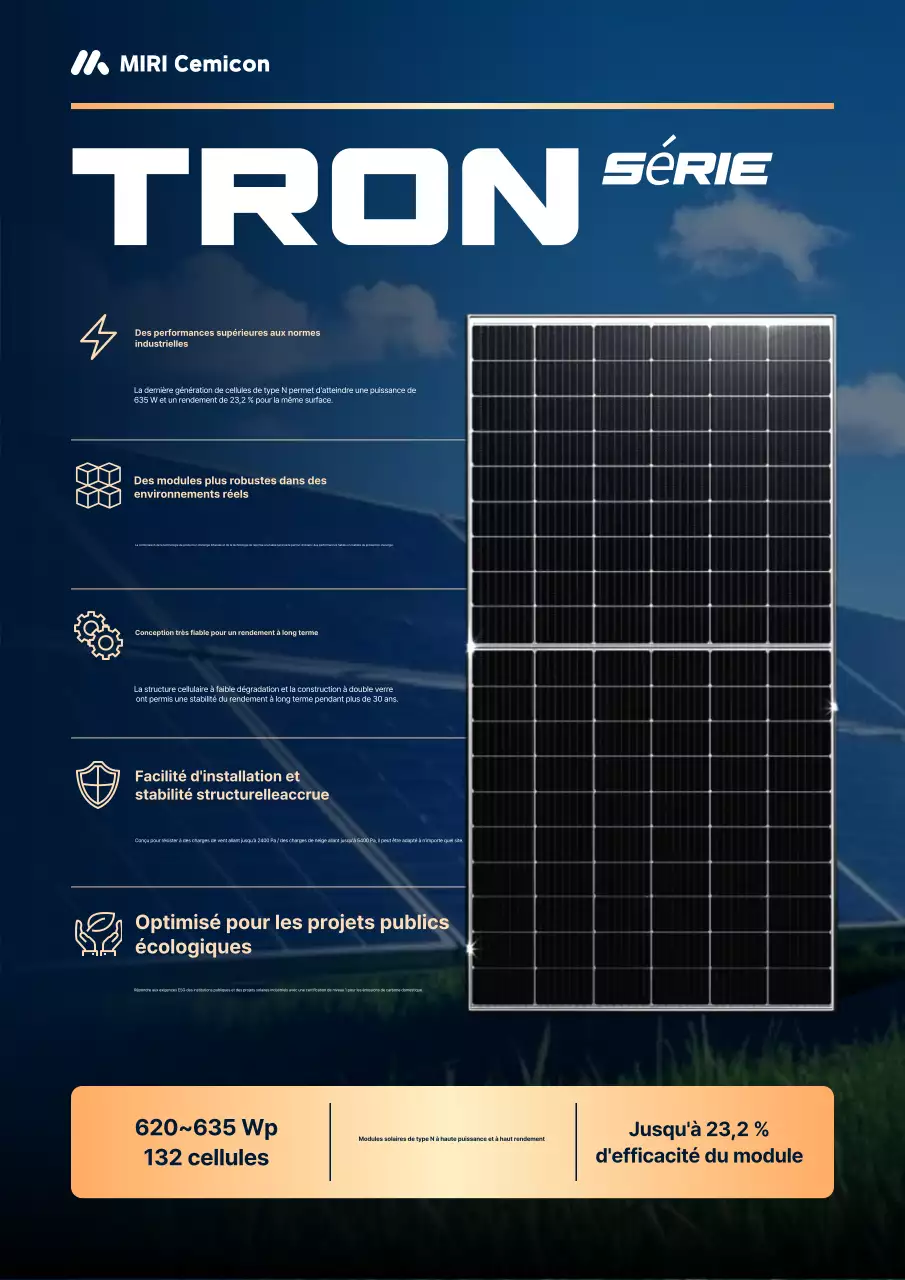 Promotion du produit solaire Blue Modern